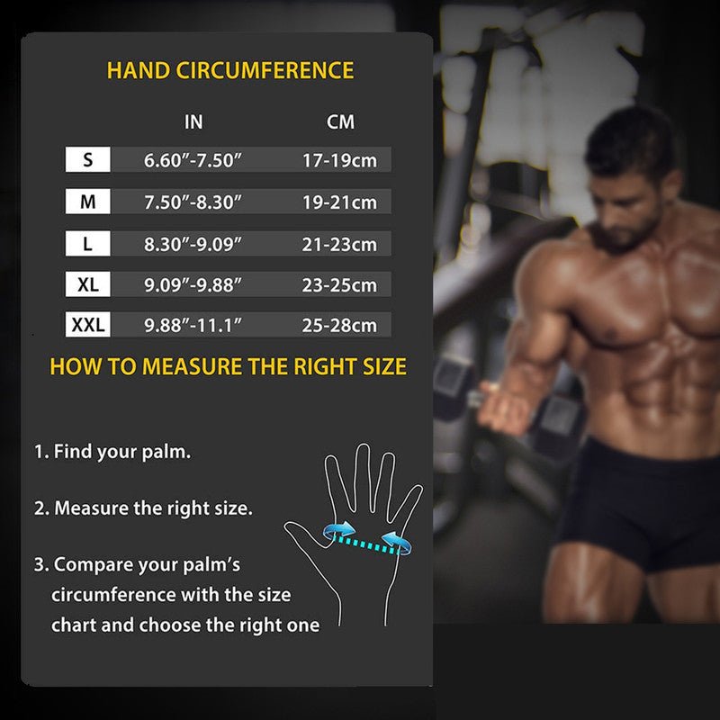 Gym Gloves - XL - Green Anti - Slip Gel Padded Weightlifting - Factory Direct Shop