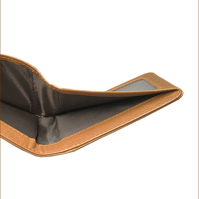 Brown Men's Genuine Leather Wallet Vintage Casual Short Bi - fold Cowhide Money Clip Card Holder - Factory Direct Shop