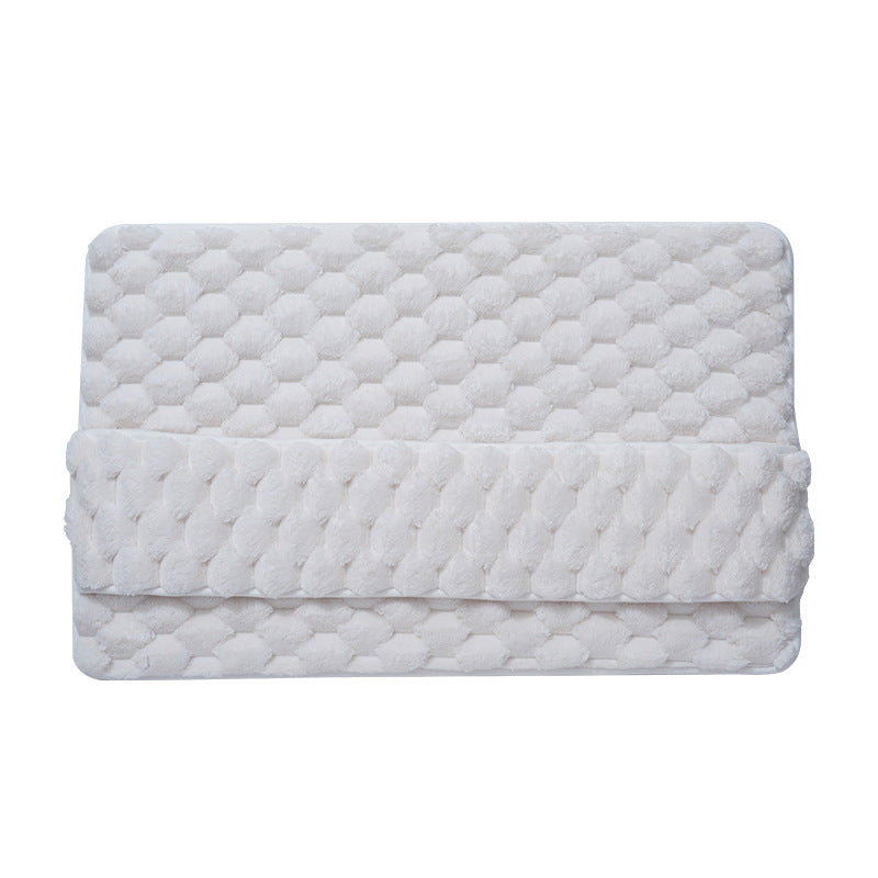 Luxury Plush Memory Foam Bath Mat with Foot Drying Panel - Super Absorbent & Non-Slip Bathroom Rug(Paw gray)