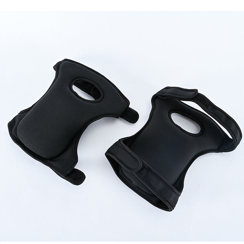 Waterproof Garden Knee Pads High Density EVA Foam Cushion for Weeding & Cleaning Adjustable Neoprene Straps Dark Black 1 Pair - Factory Direct Shop