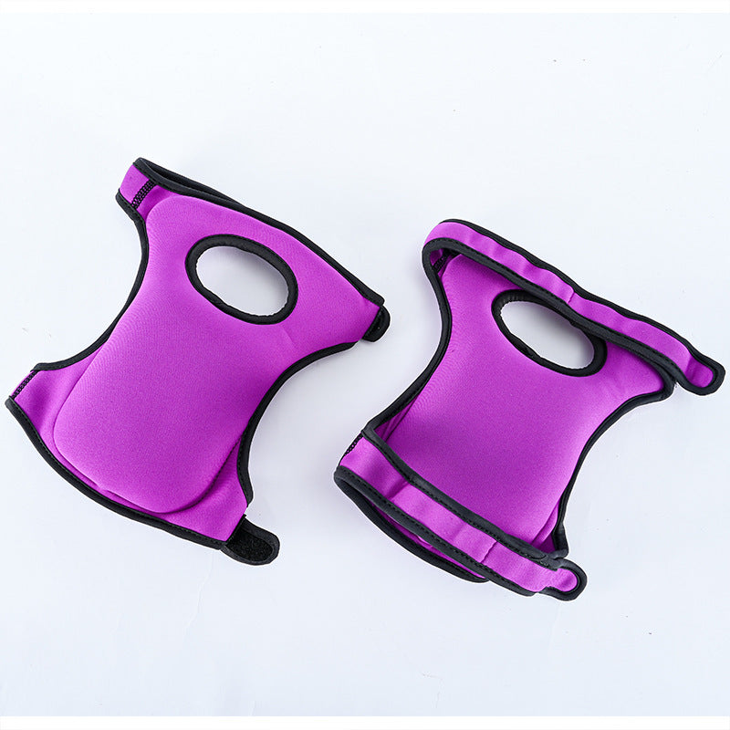 Waterproof Garden Knee Pads High Density EVA Foam Cushion for Weeding & Cleaning Adjustable Neoprene Straps Dark Purple 1 Pair - Factory Direct Shop