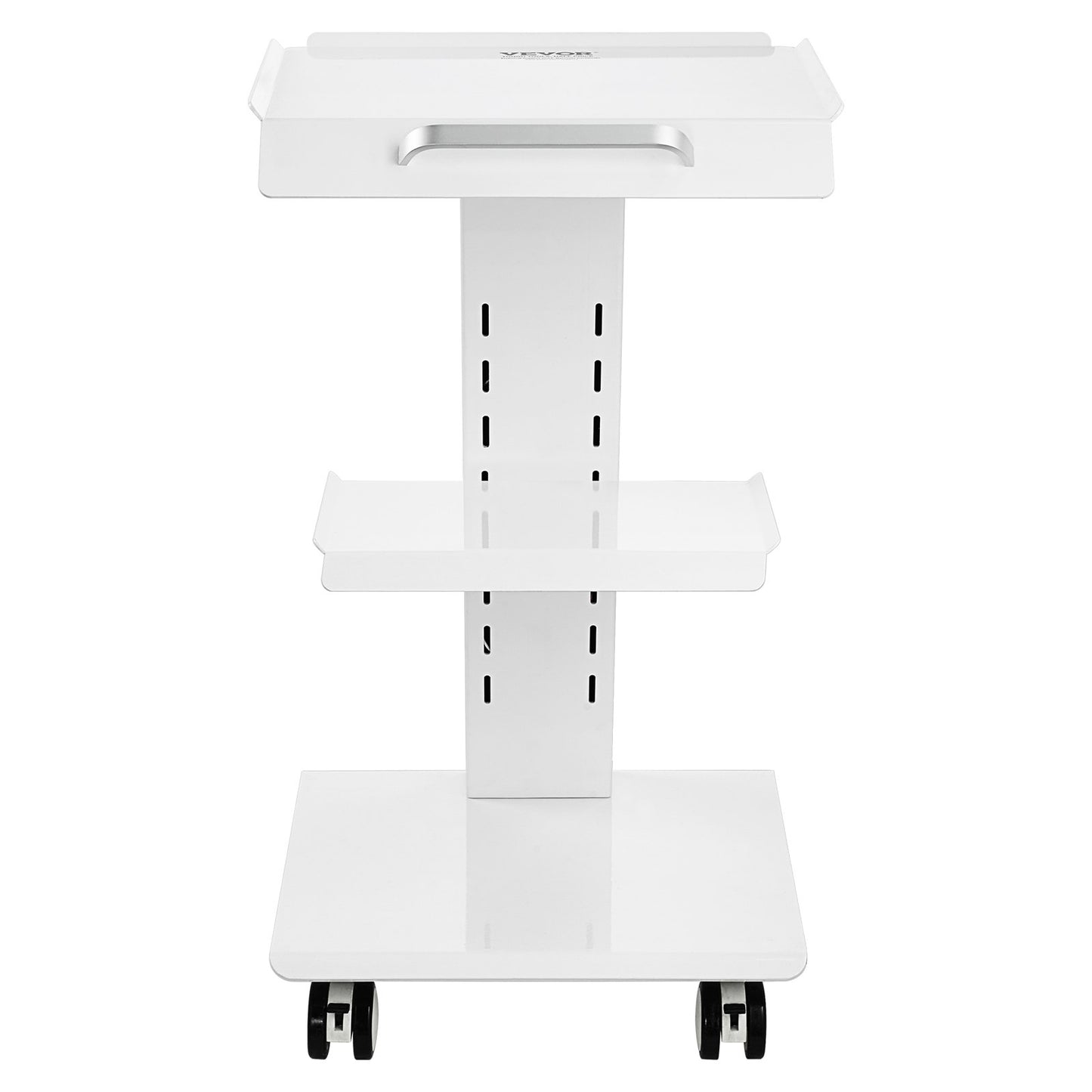 Trolley Cart Dental Lab Mobile Rolling Serving Cart 3 Layers with Socket