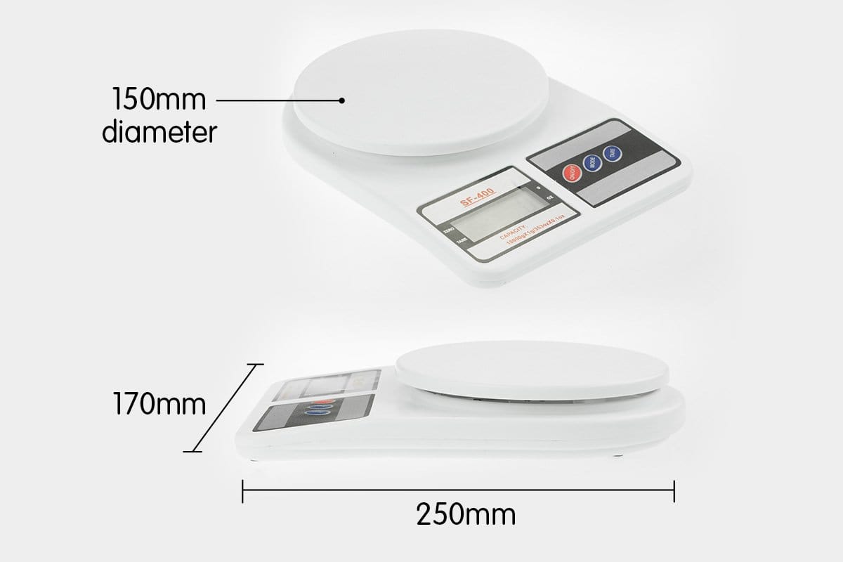 Digital Kitchen Scales 10kg / 1gm Electronic Food Scale