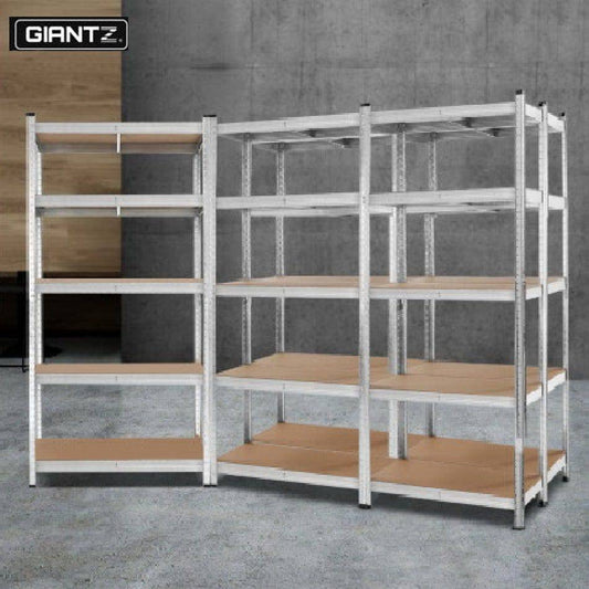 Giants 5x1.8M Warehouse Shelving Rack Racking Garage Metal Storage Shelve