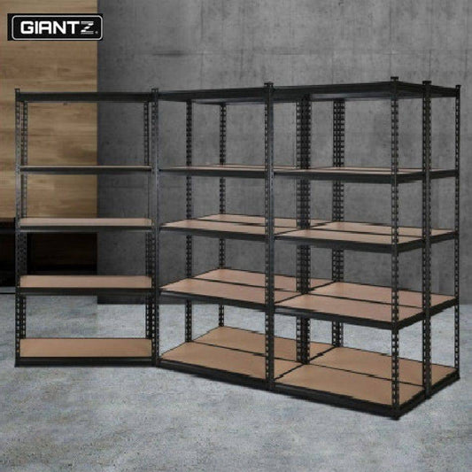 5x1.5M Warehouse Shelving Racking Storage Garage Steel Metal Shelves Rack