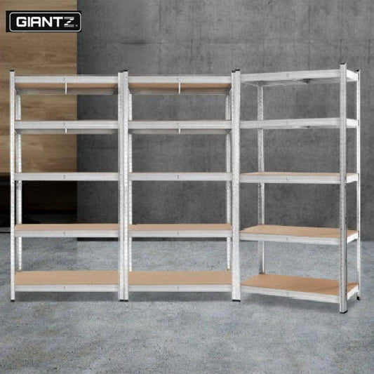 Giants 3x1.8M Warehouse Shelving Rack Racking Garage Metal Storage Shelves