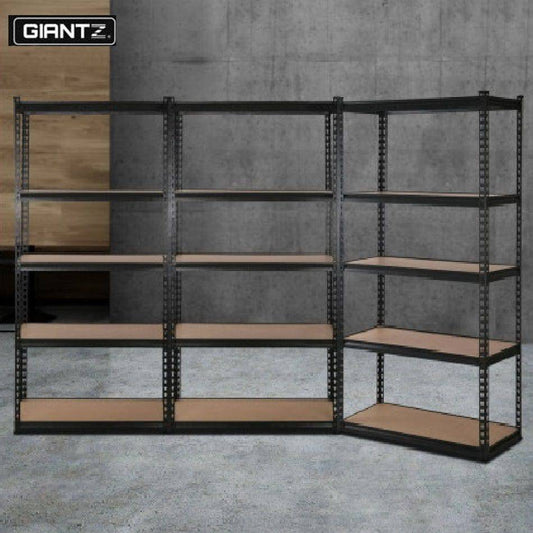 3x1.5M Warehouse Shelving Racking Storage Garage Steel Metal Shelves Rack