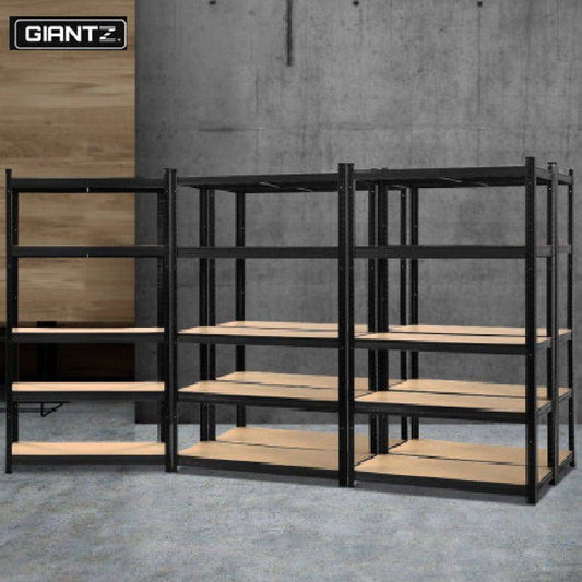 5X1.8M Warehouse Garage Shelving Storage Racking Steel Metal Shelves