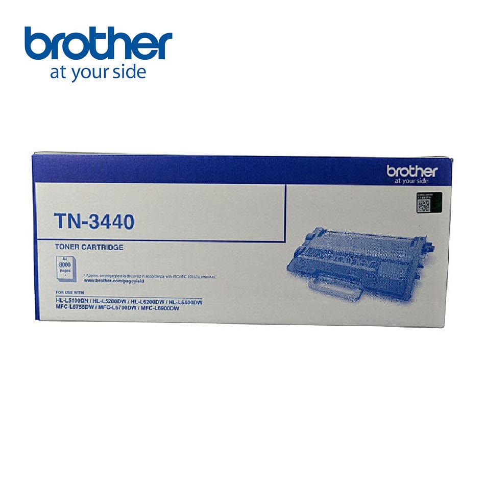 Brother TN-3440 Mono Laser Toner - High Yield - HL-L5100DN, L5200DW, L6200DW, L6400DW & MFC-L5755DW, L6700DW, L6900DW up to 8000 pages