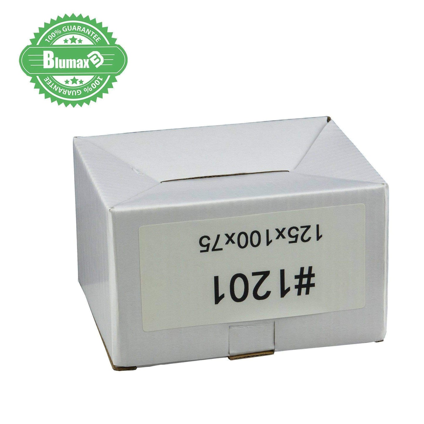 100x 125mm x 100mm x 75mm White Carton Cardboard Shipping Box (#1201)