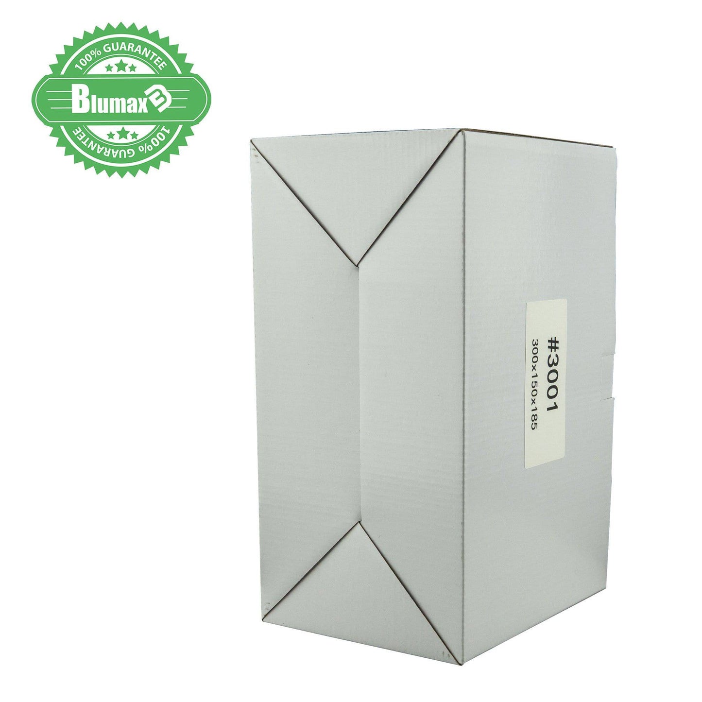 White Carton Cardboard Shipping Box 100x 300mm x 150mm x 185mm (#3001)