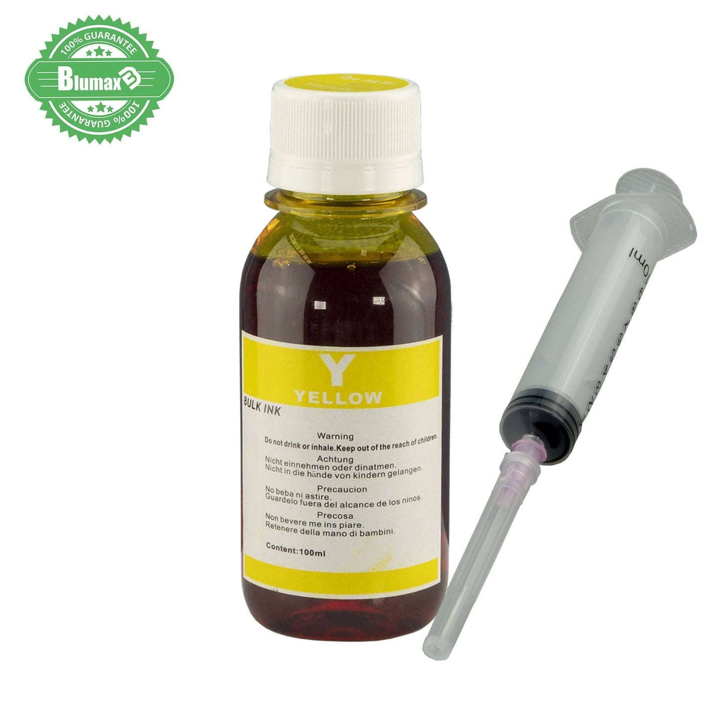 4 Pack 100ml Refill Ink for HP 62 62XL Fit for Officejet 200