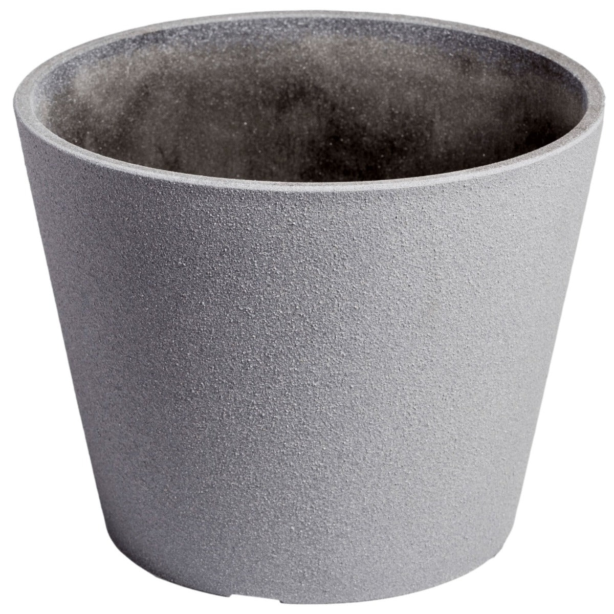 Plant Pots Rendered Grey Planter Pot 25cm