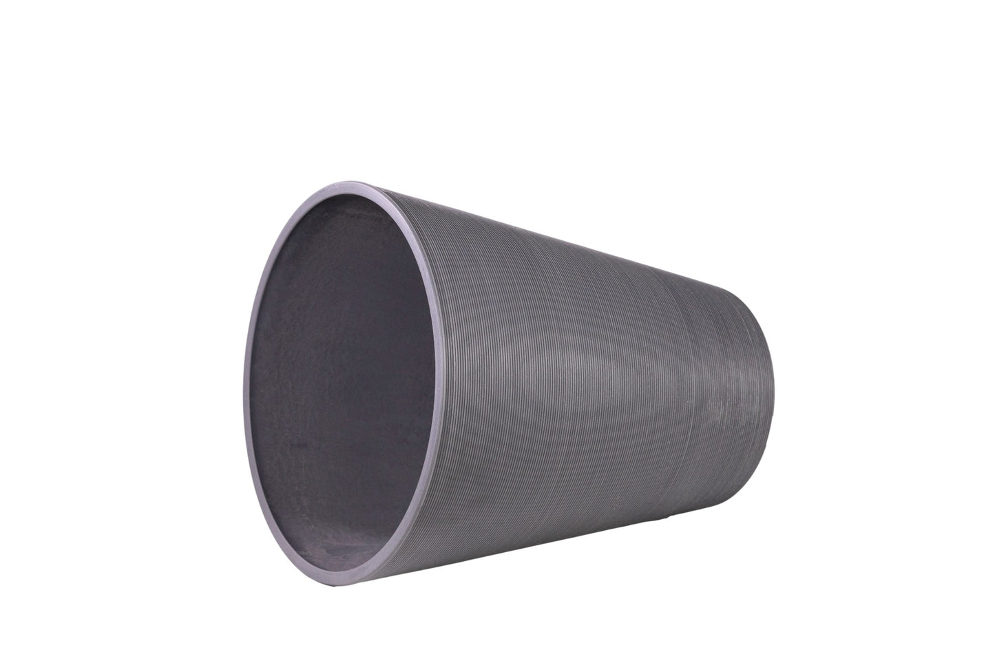 Plant Pots Decorative Large Modern Grey Round Black Planter 71cm