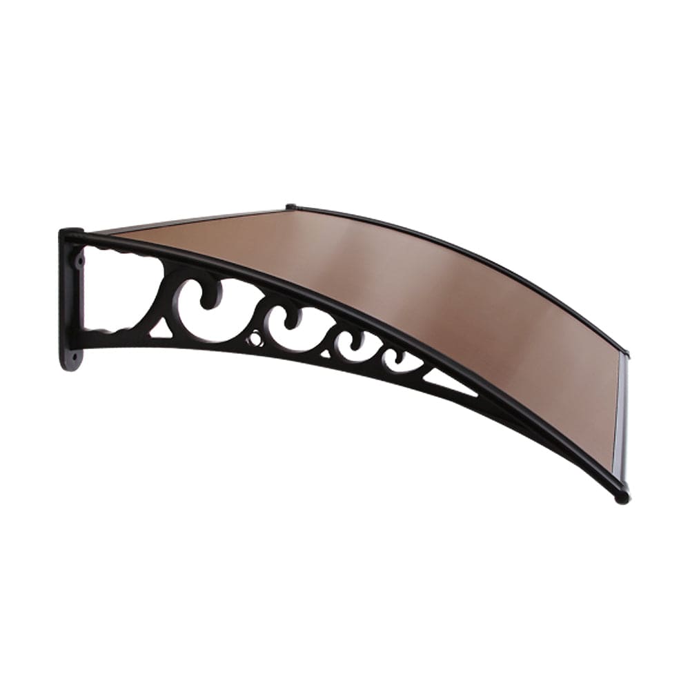 Window Door Awning Brown 1 x 1M