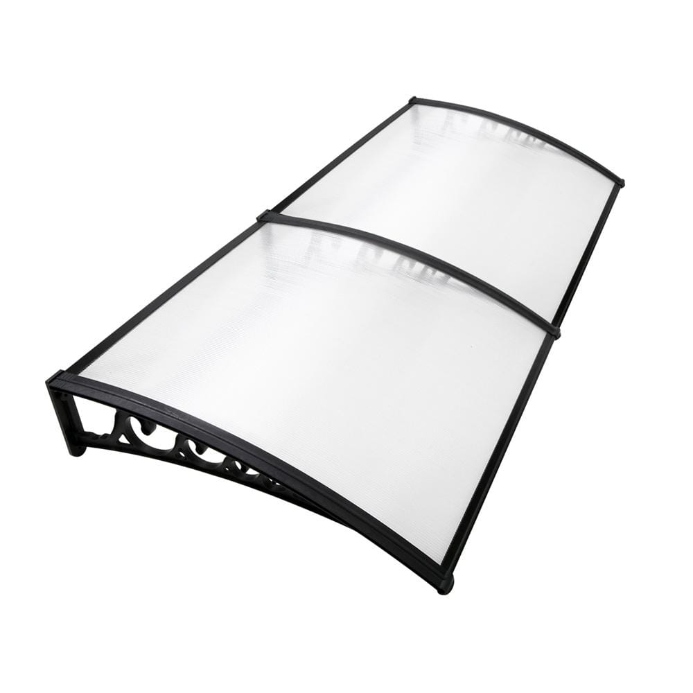 Window Door Awning Shade 1 x 2m - Transparent