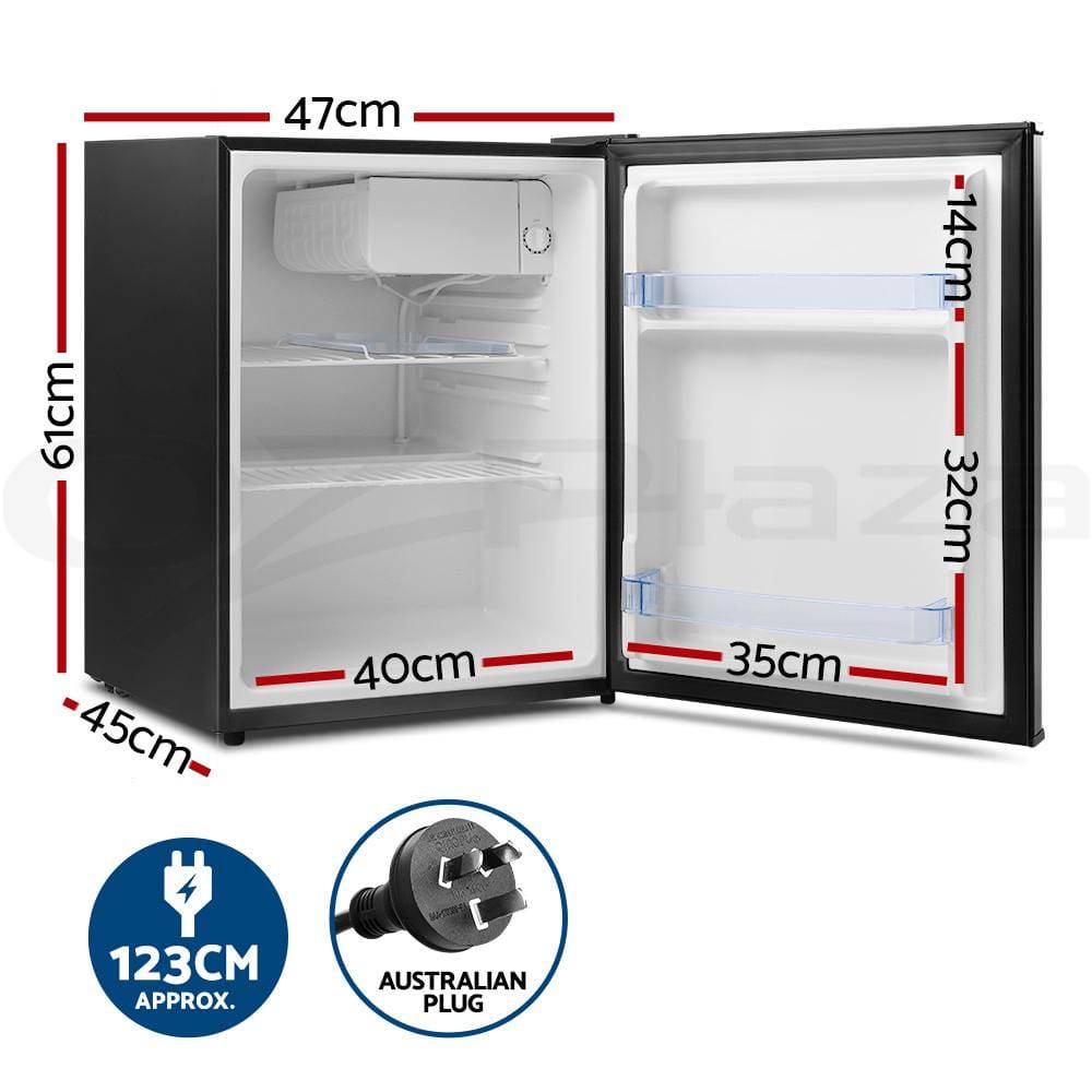 Devanti 70L Bar Fridge Black
