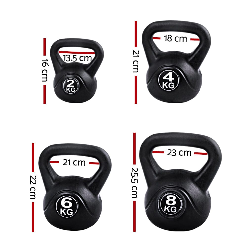 Everfit Kettlebell Set-22kg x 5 Set