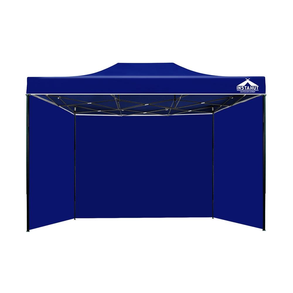 Gazebo Pop Up Marquee 3x4.5m-Blue