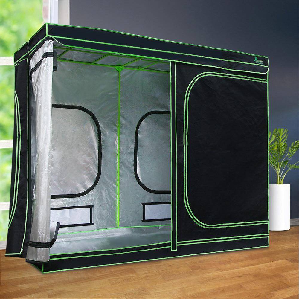 Green Fingers Grow Tent 280x140x200CM Hydroponics Kit Indoor Plant Room System
