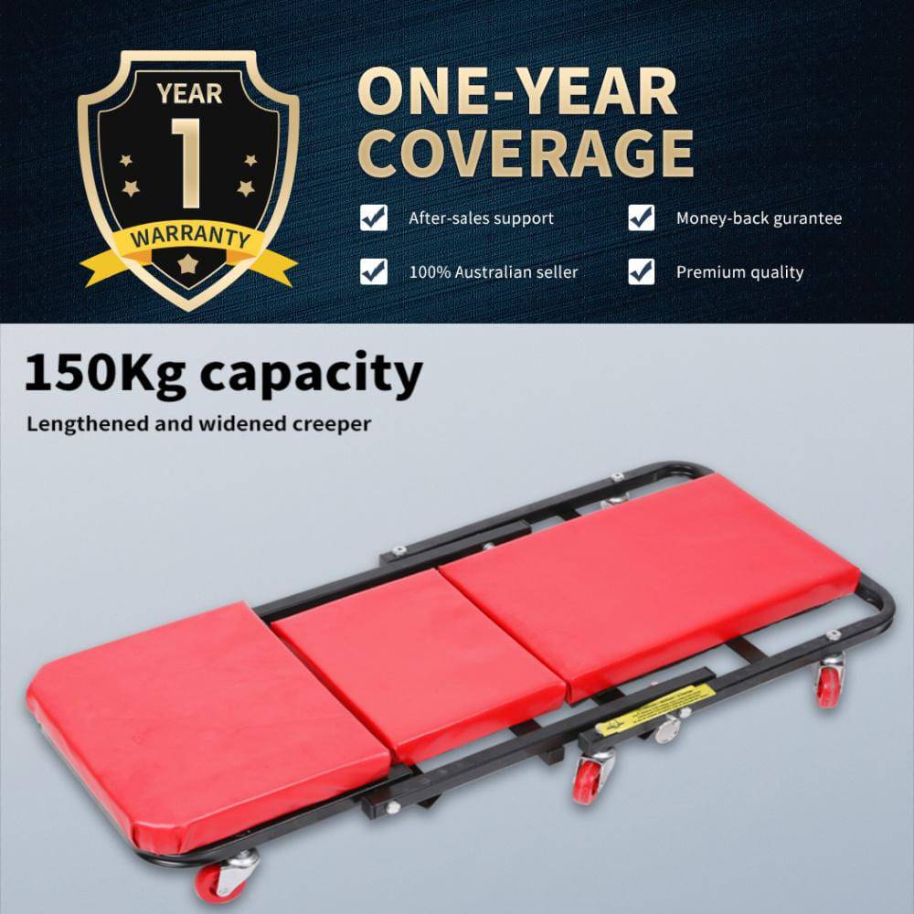 Mechanic Stool 二合一爬行凳和凳子 - 紅色