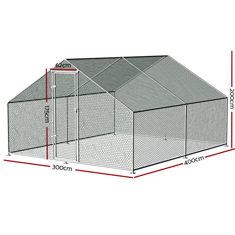 i.Pet Chicken Coop Large Walk In Hen House Cover 3mx4mx2m