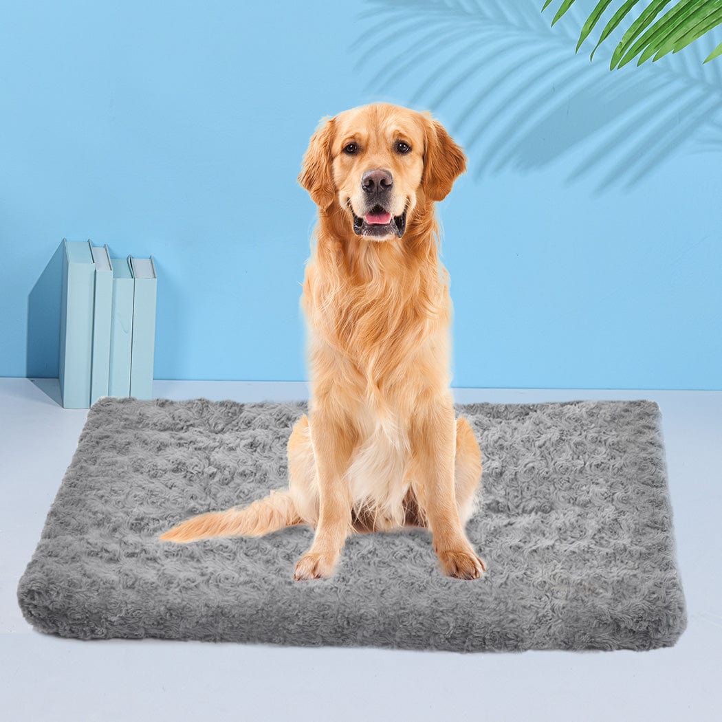 Pet Bed Dog Beds Bedding Soft Warm Mattress Cushion Pillow Mat Velvet L