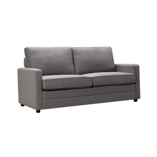 RAY 2 Seater Sofa bed with Separate Foam Mattress- Dark grey
Introducing the RAY 2 Seater Sofa bed with Separate Foam Mattress in Dark Grey! Easily transform this stylish sofa into a comfortable bed with its separate foam mattress. Perfect for small spaces or accommodating guests, this sofa bed offers both convenience and comfort. Upgrade your living space with RAY today