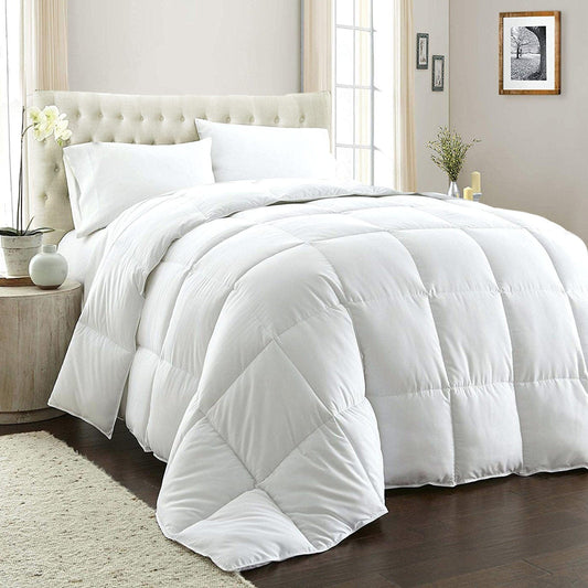 Royal Comfort 800GSM Quilt Down Alternative Doona Duvet Cotton Cover Hotel Grade - King - White
Experience the ultimate in comfort with the Royal Comfort 800GSM Quilt Down Hotel Grade - King - White. Featuring a luxurious 800GSM loft and a 100% microfibre fill encased in a soft touch 100% cotton cover, this quilt is perfect for the colder months. Its hypoallergenic and antibacterial properties make it ideal for sensitive sleepers, while the classic box stitch design ensures even distribution of fill for a