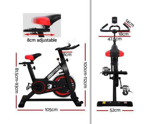 Everfit Spin Bike Exercise Bike Flywheel Cycling Home Gym Fitness Indoor Cardio