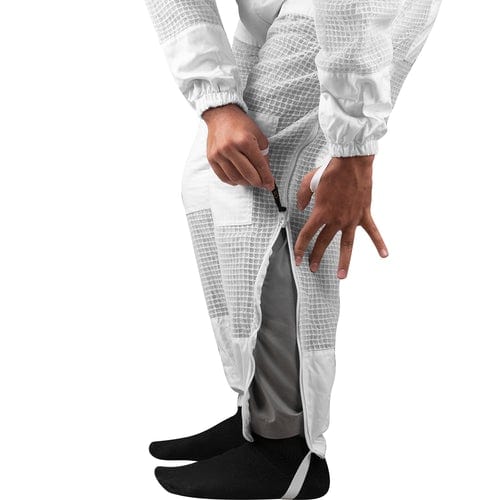 Premium Full Suit 3 Layer Mesh Ultra Cool Ventilated Round Head Beekeeping Protective Gear Size 2XL