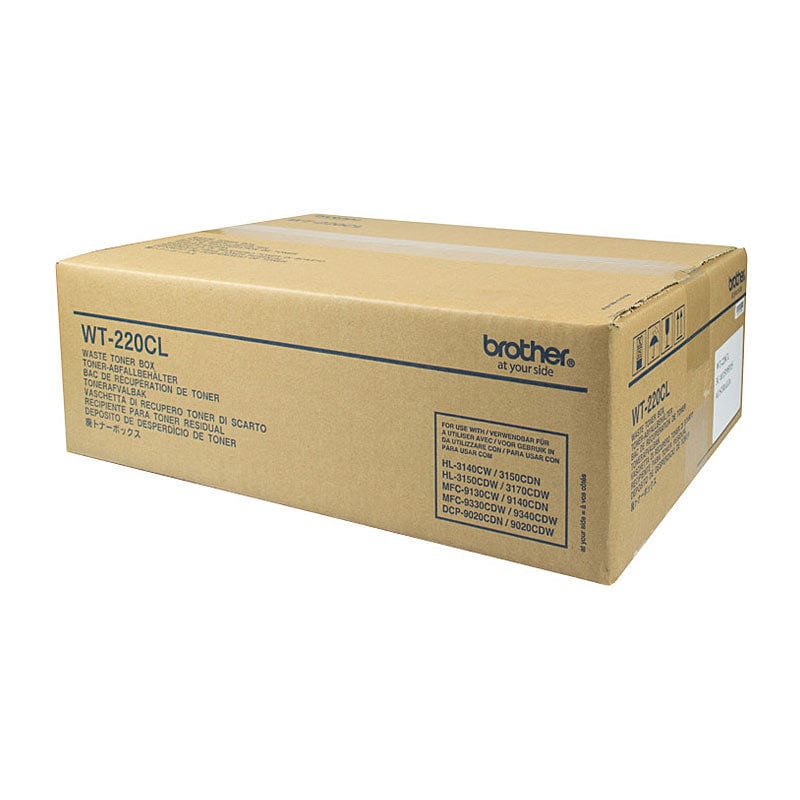 BROTHER WT220CL Waste Pack WASTE TONER BOX TO SUIT HL-3150CDN/3170CDW/MFC-9140CDN/9330CDW/9335CDW/9340CDW /DCP-9015CDW (50,000 Pages)