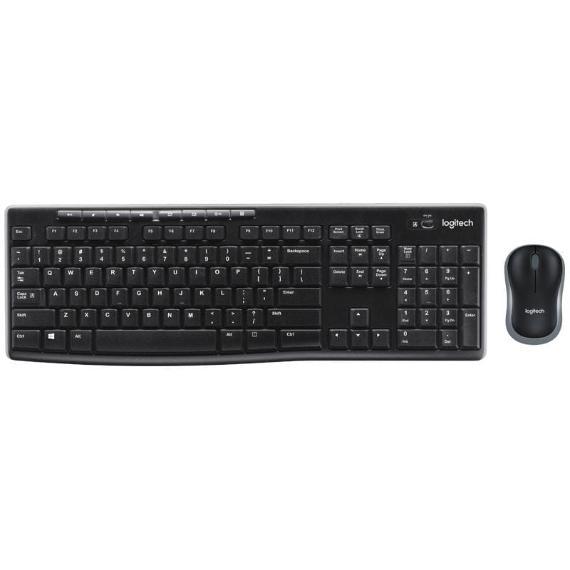 LOGITECH MK270R Wireless Keyboard and Mouse Combo 2.4GHz Wireless Compact Long Battery Life 8 Shortcut keys KBLT-MK235