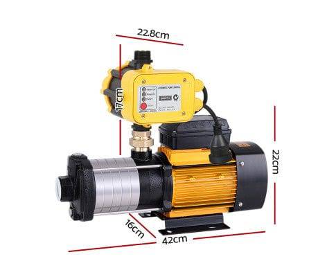 Giantz Multi Stage Water Pump Pressure Rain Tank Garden Irrigation 2500W