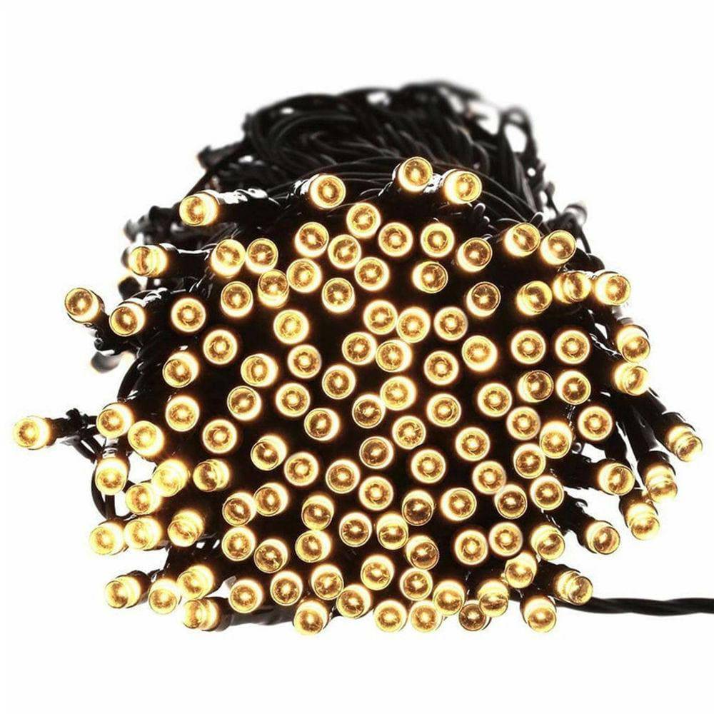 Fairy Lights Solar Powered 52M 500LED String Garden Christmas Decor Cool White