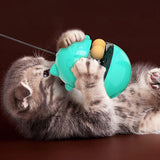Interactive Cat Tumbler Treat and Food Dispenser Slow Feeder with Ball_6
