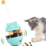 Interactive Cat Tumbler Treat and Food Dispenser Slow Feeder with Ball_8