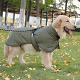 Hooded Pet Winter Jacket Thick and Comfortable Padded Dog Clothes_5