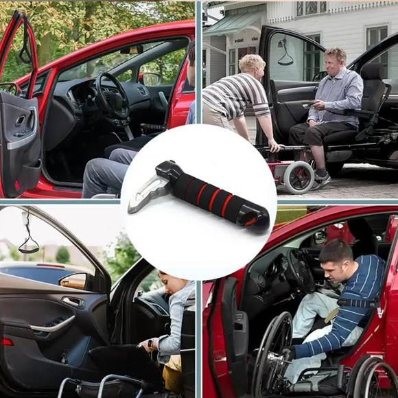 Elderly Mobility Standing Car Aid Bar Exit Stand Support with Integrated LED Torch