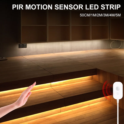 LED Motion Sensor Cabinet Light Bar – Waterproof Soft Glow - Factory Direct Shop