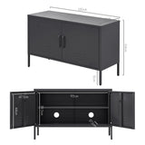 ArtissIn Buffet Sideboard Metal Cabinet - BASE Charcoal