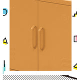ArtissIn Buffet Sideboard Metal Cabinet - BASE Yellow