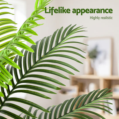 Artiss 100cm Artificial Palm Tree Faux Trees Indoor Decor Artificial Plants Lifelike Plant