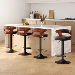 Artiss 4x Bar Stools Gas Lift Faux Leather

The Artiss Grandeur bar stools exude an unmatched level of style and quality. Whether it's the expert craftsmanship, modern design, comfortable upholstery, or impeccable durability, these stools stand out in every aspect. They are the perfect addition to any space, effortlessly blending in with any decor - from living rooms and study rooms to kitchens and bar areas. Enhance any space with a touch of contemporary charm with Artiss Grandeur bar stools.&nbsp;