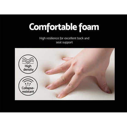 Artiss Dining Chairs Set of 4 Fabric Retro Replica DSW