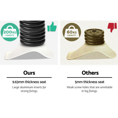 Artiss Dining Chairs Set of 4 Fabric Retro Replica DSW