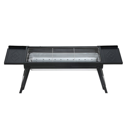 Grillz Charcoal BBQ Grill Smoker Portable Barbecue Outdoor Foldable Camping