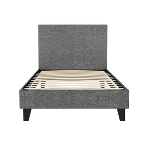Artiss Neo Bed Frame Fabric - Grey Single