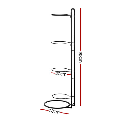 Measurement chart of a cylindrical object with dimensions labeled in centimeters.