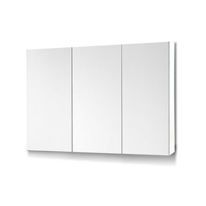 Bathroom Vanity Mirror 3 x Doors | Cefito - White